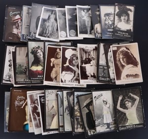 CIGARRILLOS HABANOS LOT OF 59 ANTIQUE CARDS