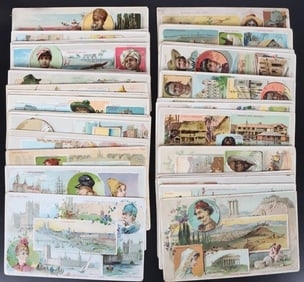 COMPLETE SET 50 VIEWS ARBUCKLE BROS COFFEE CARDS