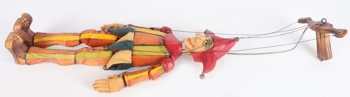 V KRCAL MARIONETTE HAND-MADE FROM WOOD UNIQUE ITEM