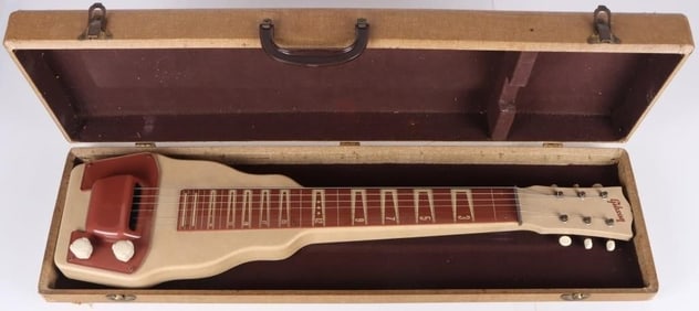 VINTAGE GIBSON BR-9 LAP STEEL GUITAR 1951 W/ CASE