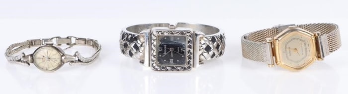 ASSORTED LADIES WRISTWATCHES VARIOUS STYLES (3)