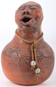 PRE COLUMBIAN HUMAN EFFIGY JAR