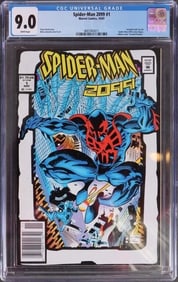 SPIDER-MAN 2099 #1 TOYBIZ WHITE 2 VARIANT CGC 9.0