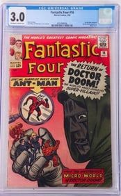 FANTASTIC FOUR # 16 FROM 1963 CGC 3.0 PEARLA