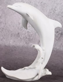 KAISER BISQUE PORCELAIN DOLPHIN GERMAN MADE