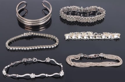 STERLING SIVER LADIES COLLECTIBLE BRACELETS