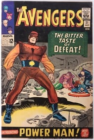 THE AVENGERS #21 1ST APPEARANCE OF POWER MAN