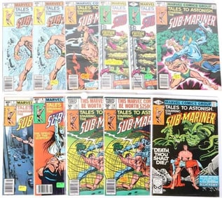 TALES TO ASTONISH SUB-MARINER #1-4, 7, 9-10, 13