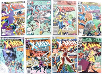 UNCANNY X-MEN #146-153 1981 MARVEL COMICS LOT