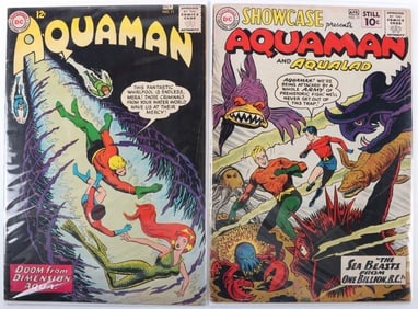 AQUAMAN SILVER AGE COMICS QUEEN MERA 1ST APPEARS