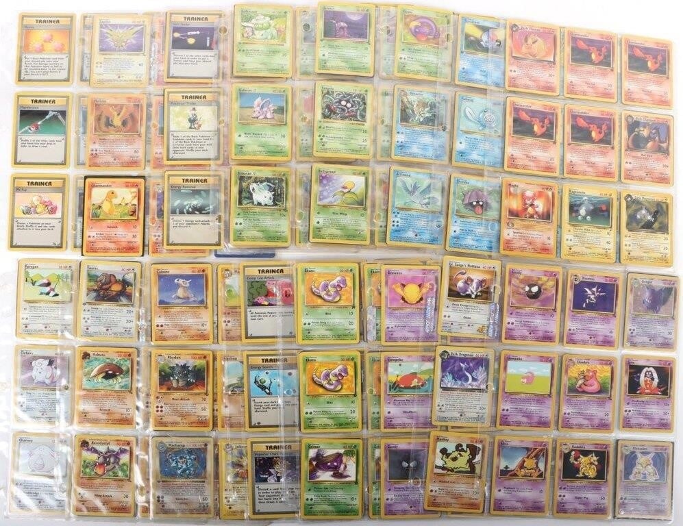 MASSIVE 1999/2000 POKEMON GAME CARDS LOT OF 360+ (1 of 6)