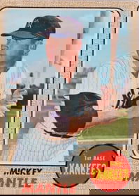 1968 MICKEY MANTLE TOPPS #280 BASEBALL CARD