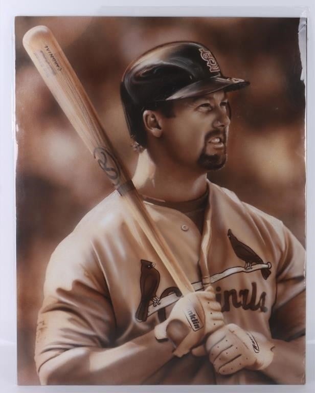 MARK MCGWIRE ORIGINAL PAINTING BY GARY LONGORDO (1 of 4)