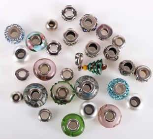 STERLING SILVER LADIES BRACELET CHARMS - (27)