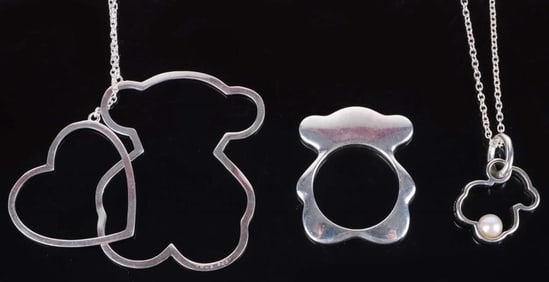 TOUS DESIGNER STERLING SILVER JEWELRY