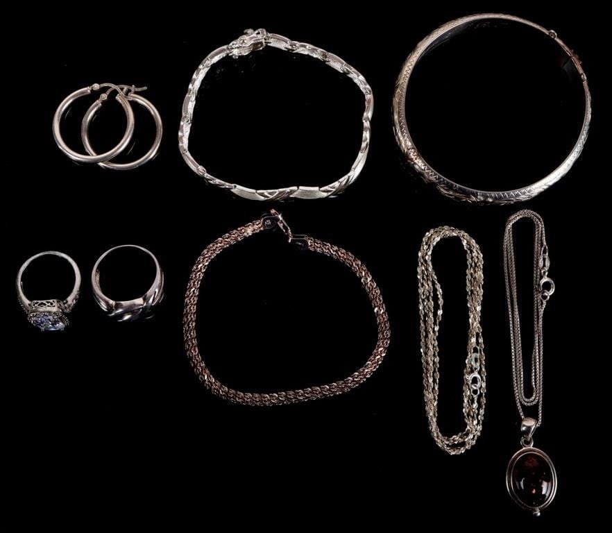 STERLING SILVER COLLECTIBLE LADIES JEWELRY (1 of 5)