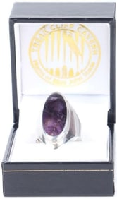 RARE BLUE JOHN STONE STERLING SILVER LADIES RING