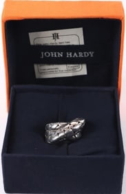 JOHN HARDY STERLING SILVER KALI COIL LADIES RING