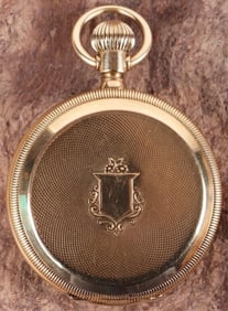 18K TIFFANY & CO POCKET WATCH YELLOW GOLD ANTIQUE