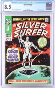 SILVER SURFER #1 CGC 8.5 ORIGIN OF SILVER SURFER