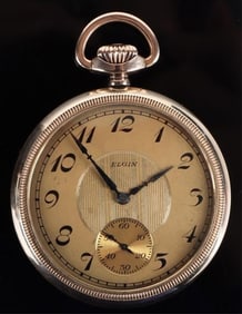 RADIANT 14K YELLOW GOLD-FILLED ELGIN POCKET WATCH