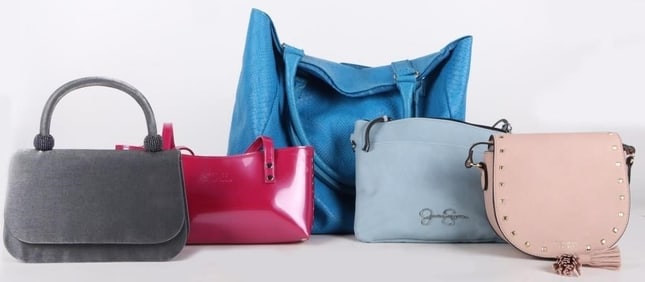 ASSORTED LADIES PURSES LOT OF 5