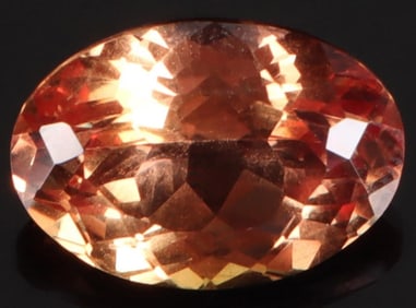 5.55CT CEYLON ORANGE OVAL FACETED SAPPHIRE