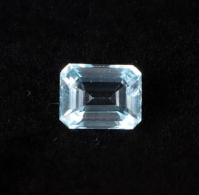 4.40CT GENUINE LOOSE EMERALD-CUT BLUE SAPPHIRE
