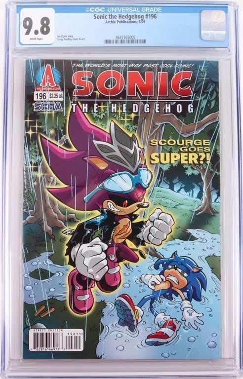 ARCHIE SONIC #196 SCOURGE THE HEDGEHOG CGC 9.8 (1 of 4)