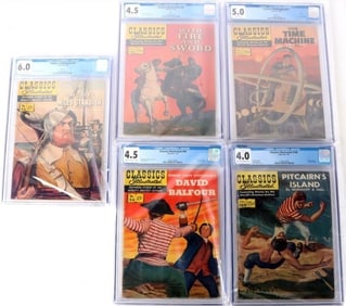CLASSICS ILLUSTRATED CGC GRADED 4.0 - 6.0 (5)