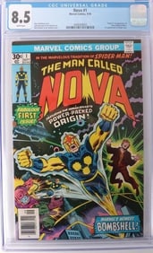 NOVA #1 1976 MARVEL 1ST APPEARANCE NOVA CGC 8.5