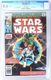 STAR WARS #1 CGC 9.4 - 1977 REPRINT ROY THOMAS