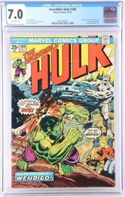 INCREDIBLE HULK #180 FIRST APP WOLVERINE CGC 7.0
