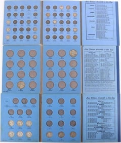 ASSORTED 90% SILVER U.S. COLLECTOR COIN BOOKS-(3)