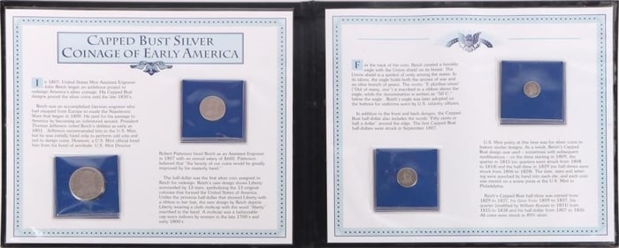CAPPED BUST SILVER COINAGE OF EARLY AMERICA BOOK