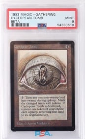 1993 MAGIC THE GATHERING CYCLOPEAN TOMB BETA PSA 9