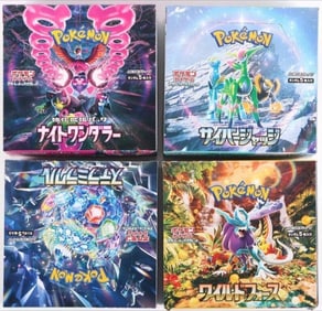 JAPANESE POKEMON SCARLET & VIOLET BOOSTER BOXES(4)