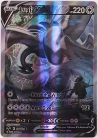 2022 POKEMON LUGIA V SILVER TEMPEST #186/195