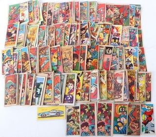 LARGE COLLECTION OF VINTAGE JAPANESE MENKO CARDS