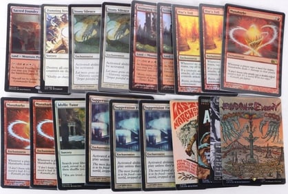 MAGIC THE GATHERING HOLOGRAPHIC CARDS - (19)