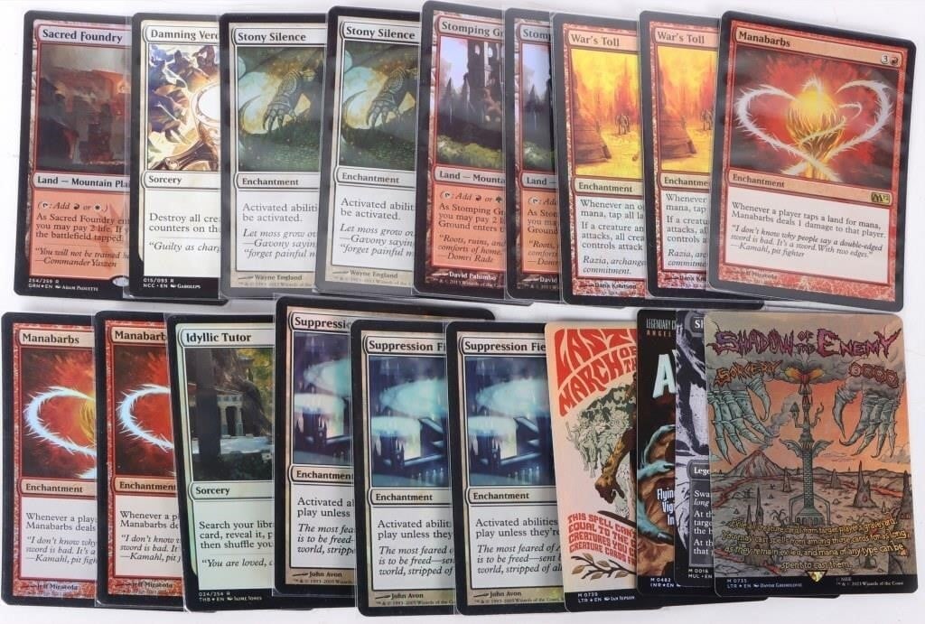 MAGIC THE GATHERING HOLOGRAPHIC CARDS - (19) (1 of 4)