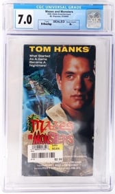 VHS MAZES AND MONSTERS VHS CGC 7.0 1982 RELEASE
