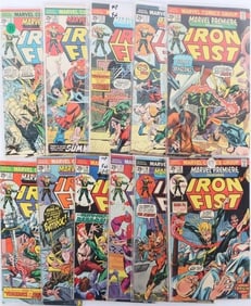 1ST IRON FIST COMICS MARVEL PREMIERE #15-25