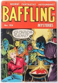 BAFFLING MYSTERIES NOV. 1954 (#23) PRE-CODE COMIC