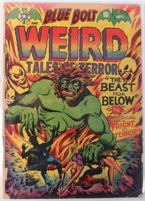BLUE BOLT: WEIRD TALES OF TERROR #112 1949