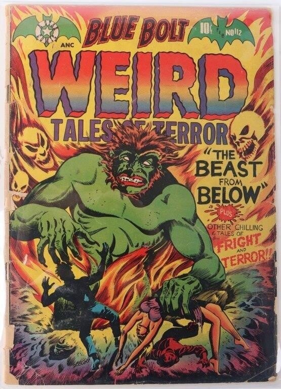 BLUE BOLT: WEIRD TALES OF TERROR #112 1949 (1 of 5)