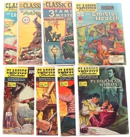 CLASSIC COMICS & CLASSICS ILLUSTRATED LOT OF EIGHT