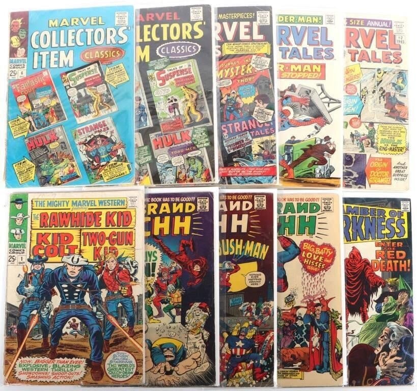 COLLECTIBLE SILVER AGE COMIC BOOKS - LOT OF 10 (1 of 6)