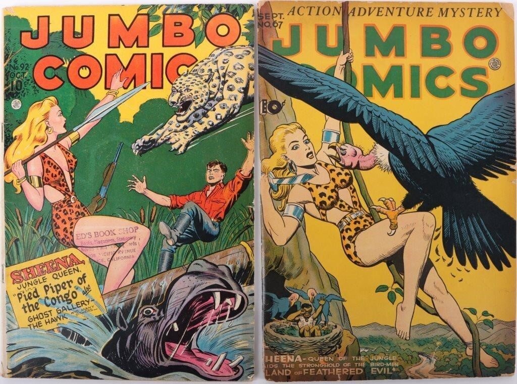 JUMBO COMICS #67 & #92 GOLDEN AGE COMIC BOOKS (1 of 7)