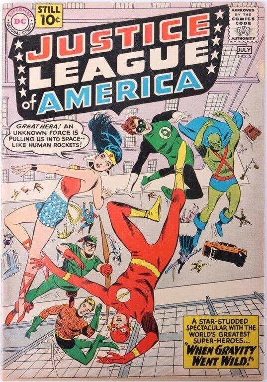 JUSTICE LEAGUE OF AMERICA #5 DC 1961 (1 of 5)